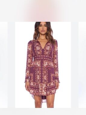 Free people Women's Purple Floral Boho Dress - Brand